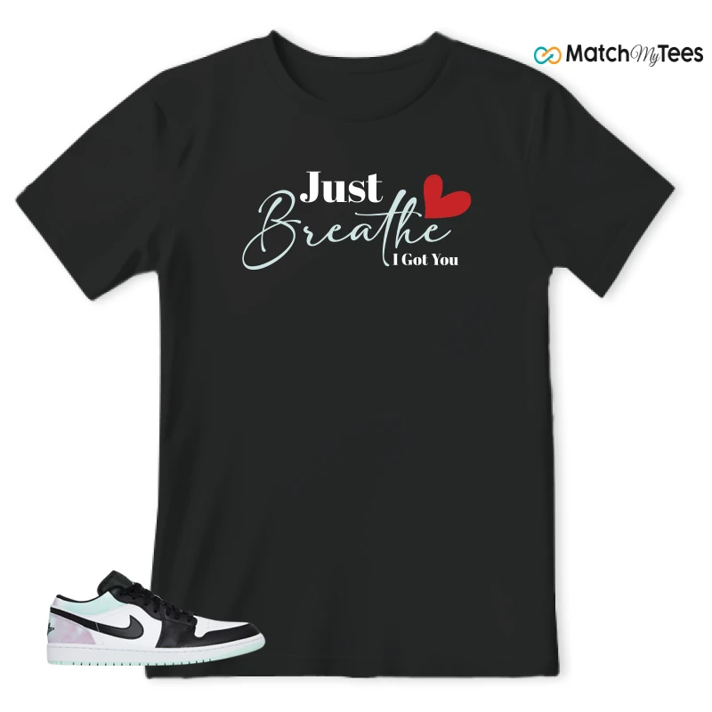 NIKE JORDAN 1 LOW TIE-DYE SNEAKER Matching Tees t-shirt