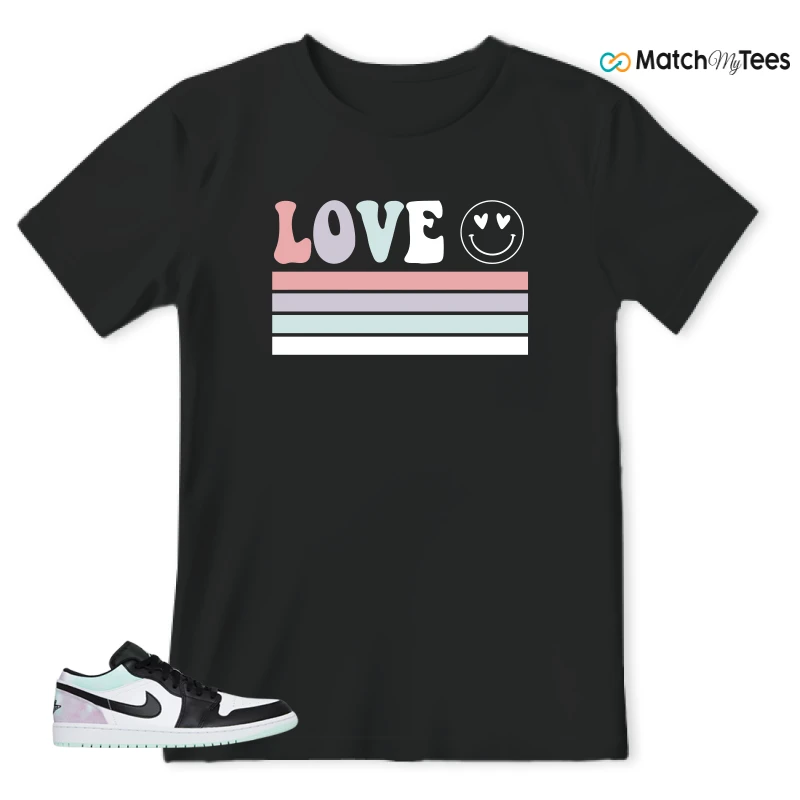 L O V E Black matching T-shirt T-shirt