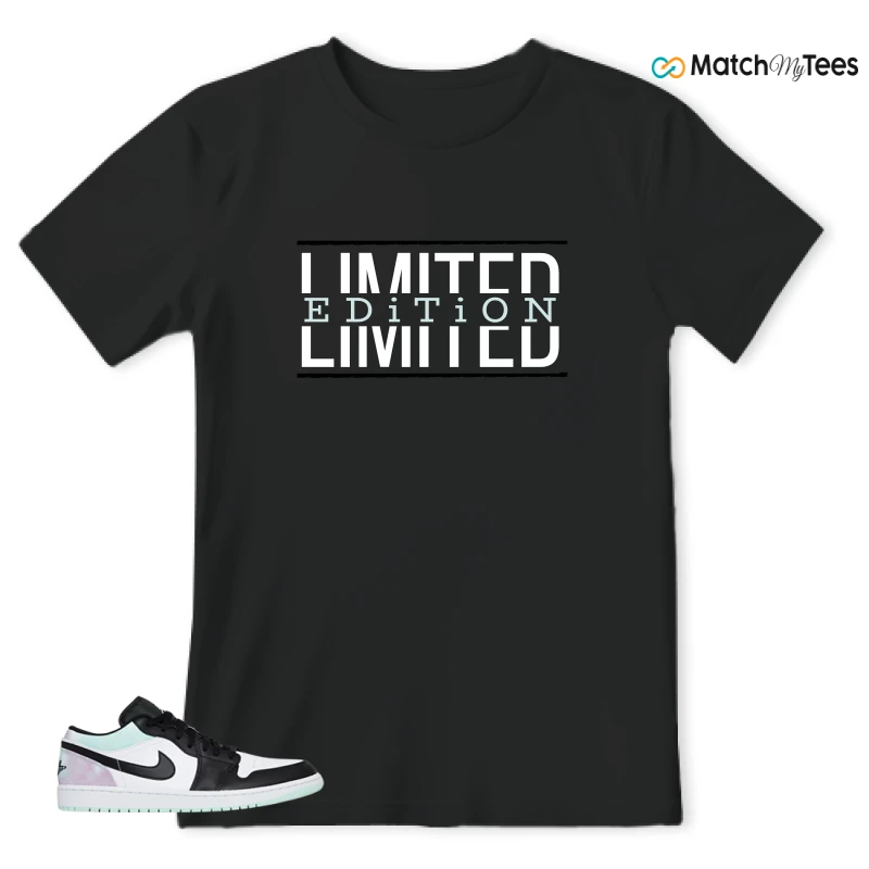 NIKE JORDAN 1 LOW TIE-DYE SNEAKER Matching Tees t-shirt