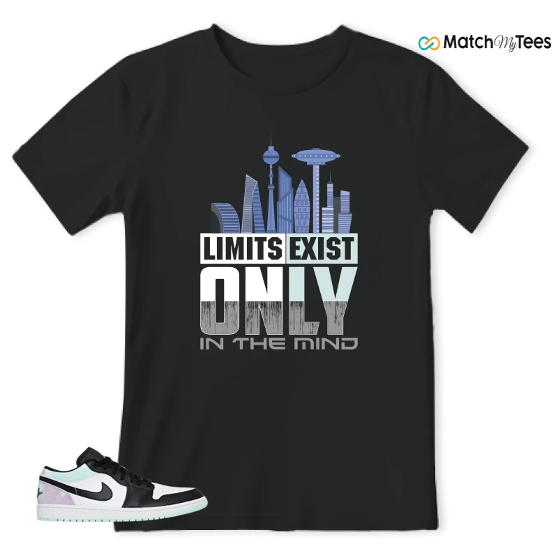 NIKE JORDAN 1 LOW TIE-DYE SNEAKER Matching Tees t-shirt