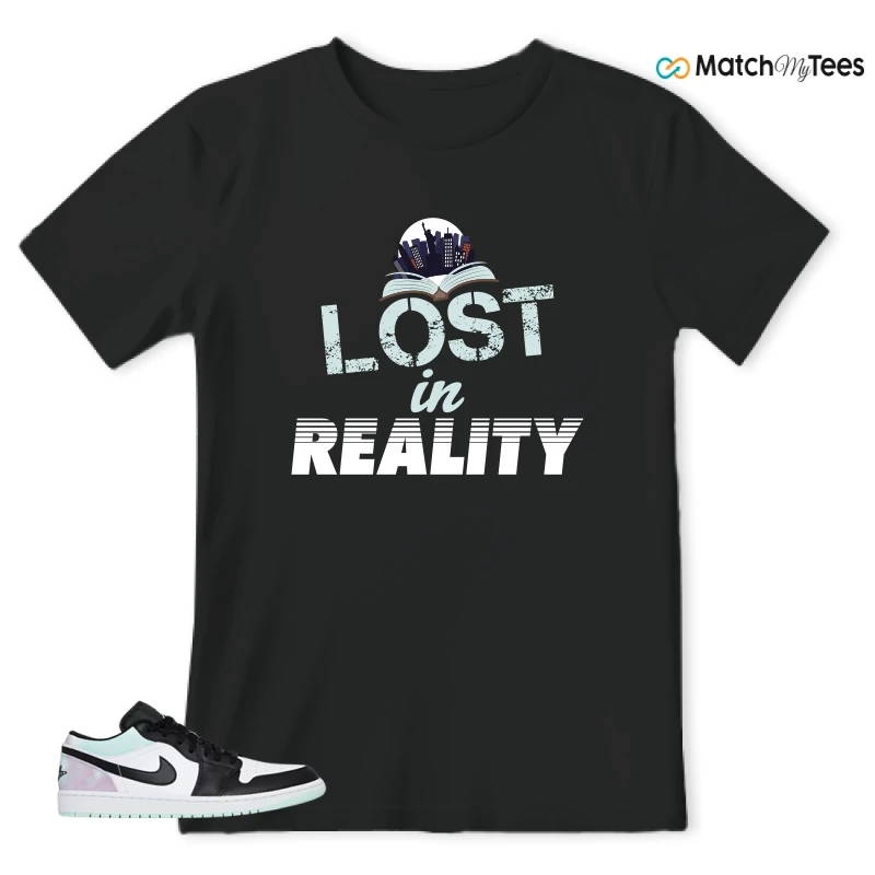 NIKE JORDAN 1 LOW TIE-DYE SNEAKER Matching Tees t-shirt