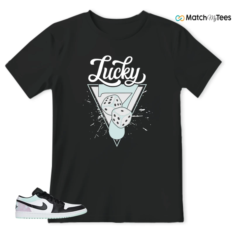 NIKE JORDAN 1 LOW TIE-DYE SNEAKER Matching Tees t-shirt