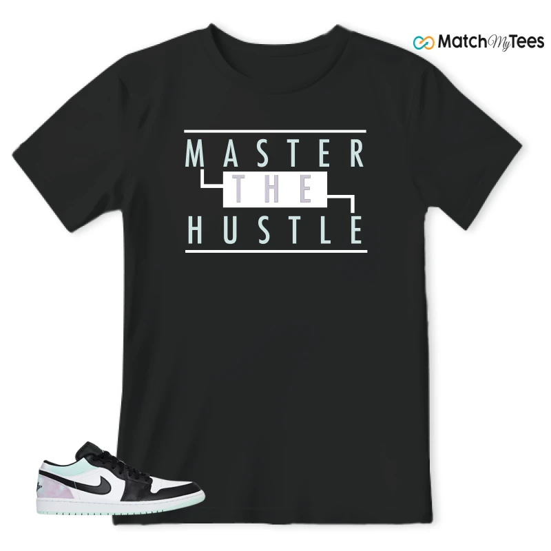 NIKE JORDAN 1 LOW TIE-DYE SNEAKER Matching Tees t-shirt