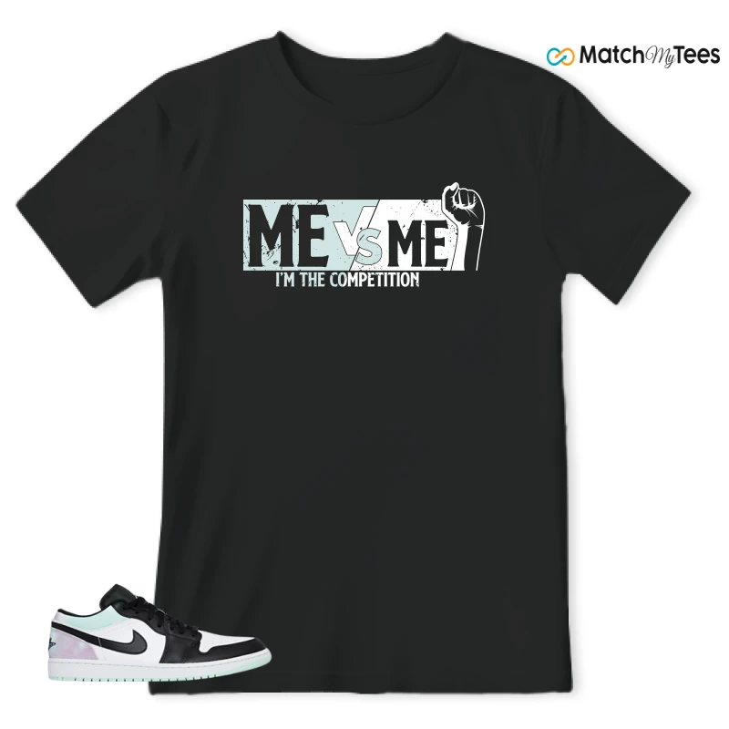 NIKE JORDAN 1 LOW TIE-DYE SNEAKER Matching Tees t-shirt
