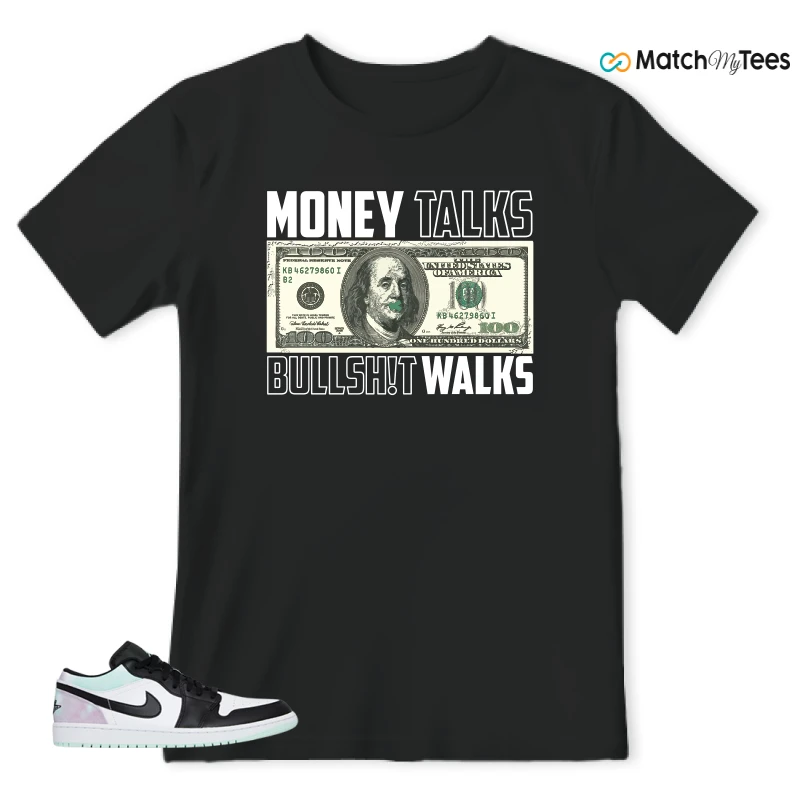 NIKE JORDAN 1 LOW TIE-DYE SNEAKER Matching Tees t-shirt