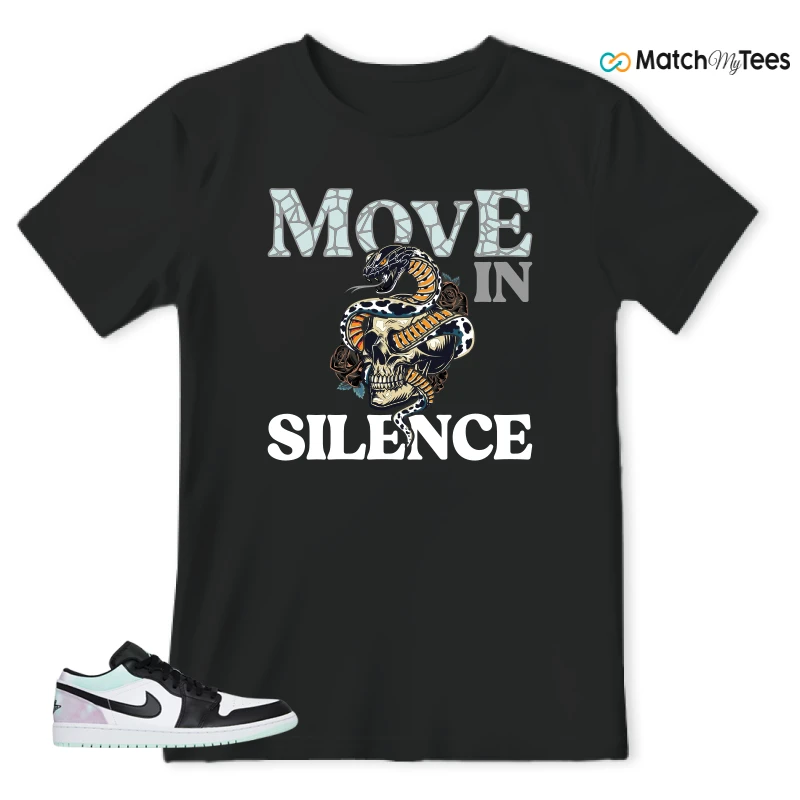 NIKE JORDAN 1 LOW TIE-DYE SNEAKER Matching Tees t-shirt