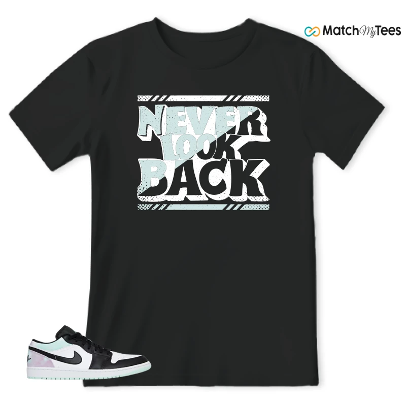NIKE JORDAN 1 LOW TIE-DYE SNEAKER Matching Tees t-shirt