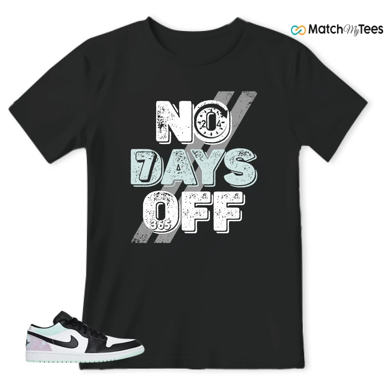 NIKE JORDAN 1 LOW TIE-DYE SNEAKER Matching Tees t-shirt