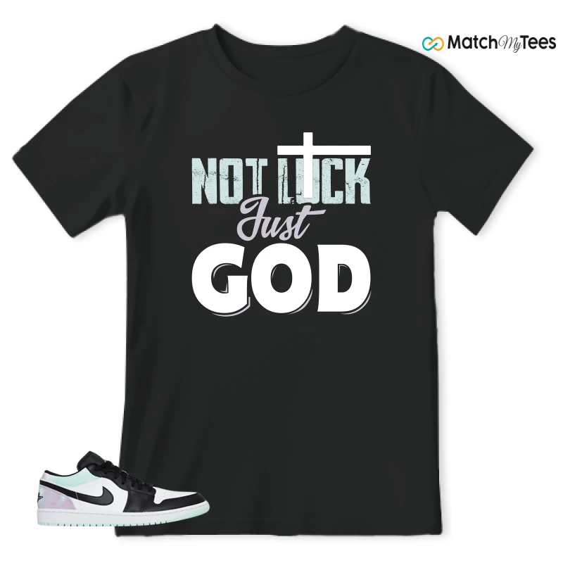 NIKE JORDAN 1 LOW TIE-DYE SNEAKER Matching Tees t-shirt
