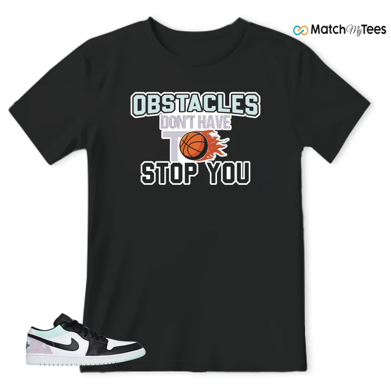 NIKE JORDAN 1 LOW TIE-DYE SNEAKER Matching Tees t-shirt