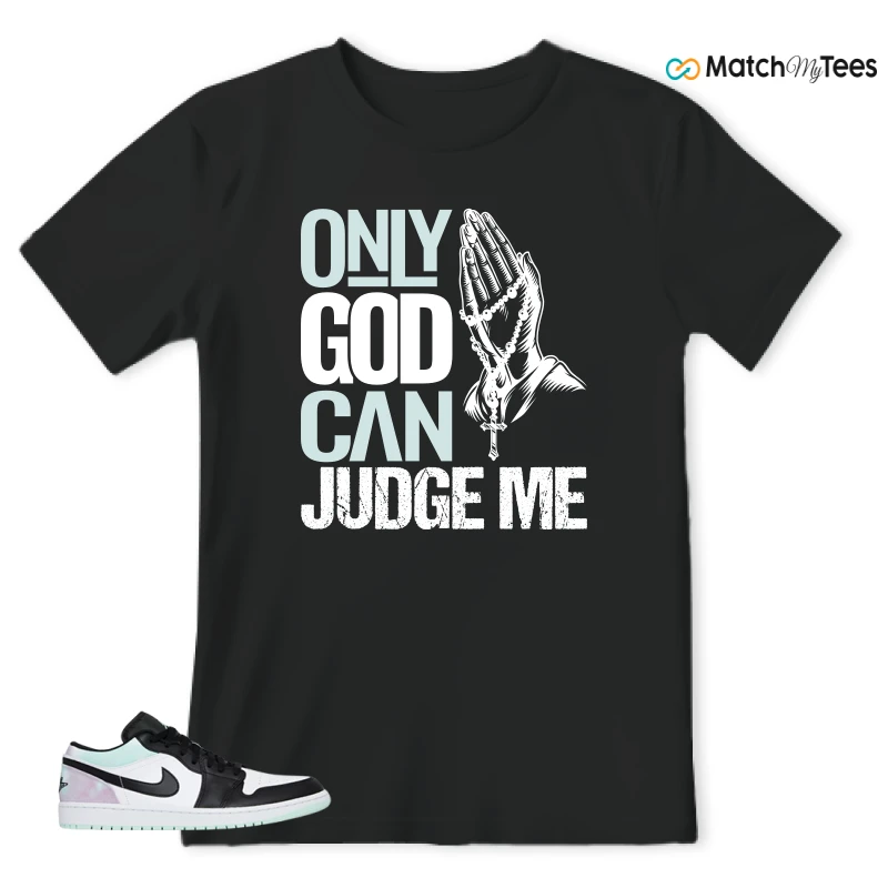 NIKE JORDAN 1 LOW TIE-DYE SNEAKER Matching Tees t-shirt