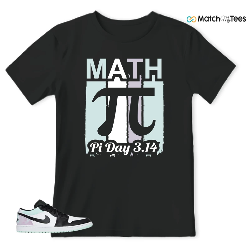 NIKE JORDAN 1 LOW TIE-DYE SNEAKER Matching Tees t-shirt