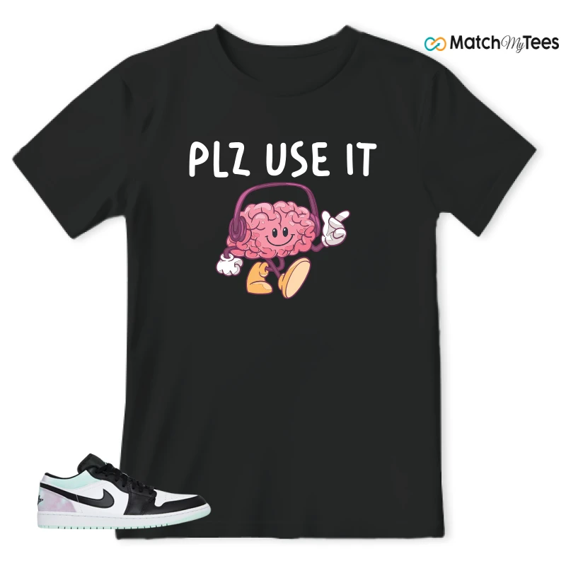 NIKE JORDAN 1 LOW TIE-DYE SNEAKER Matching Tees t-shirt