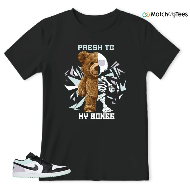 NIKE JORDAN 1 LOW TIE-DYE SNEAKER Matching Tees t-shirt