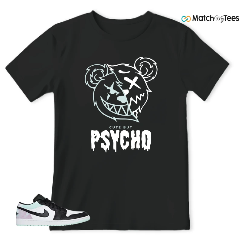Psycho Teddy Black matching T-shirt T-shirt