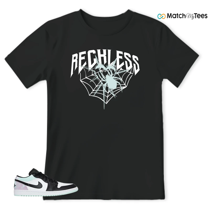 NIKE JORDAN 1 LOW TIE-DYE SNEAKER Matching Tees t-shirt
