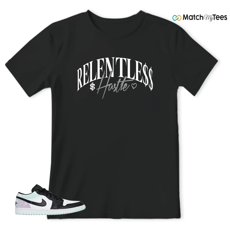 NIKE JORDAN 1 LOW TIE-DYE SNEAKER Matching Tees t-shirt