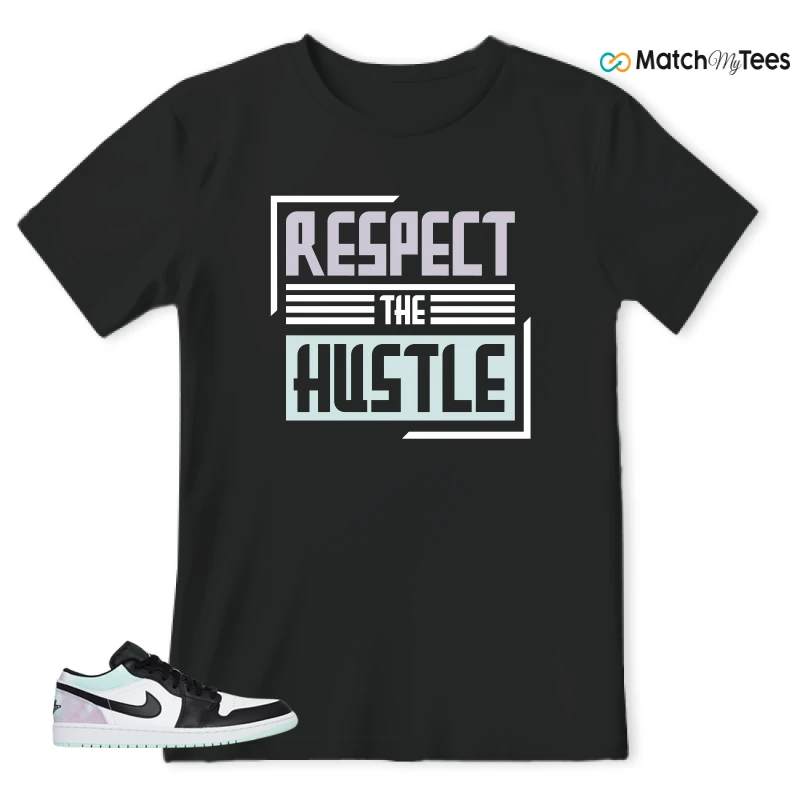 NIKE JORDAN 1 LOW TIE-DYE SNEAKER Matching Tees t-shirt
