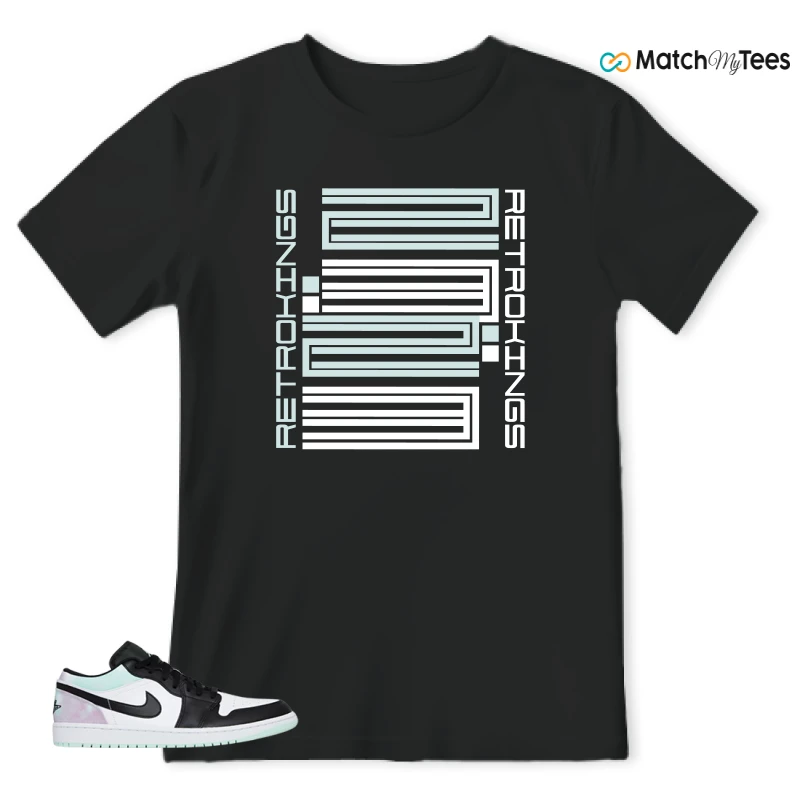 NIKE JORDAN 1 LOW TIE-DYE SNEAKER Matching Tees t-shirt