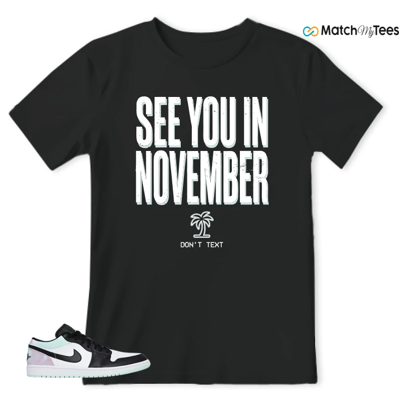 See You Black matching T-shirt T-shirt