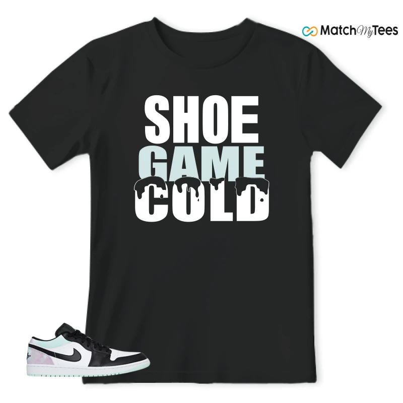 Shoe Game Cold Black matching T-shirt T-shirt
