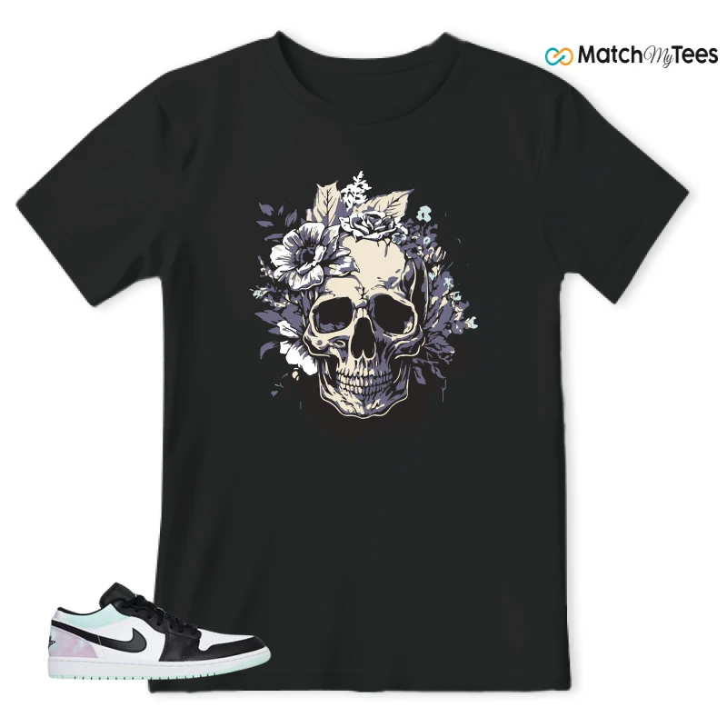 NIKE JORDAN 1 LOW TIE-DYE SNEAKER Matching Tees t-shirt