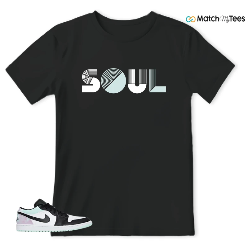 NIKE JORDAN 1 LOW TIE-DYE SNEAKER Matching Tees t-shirt