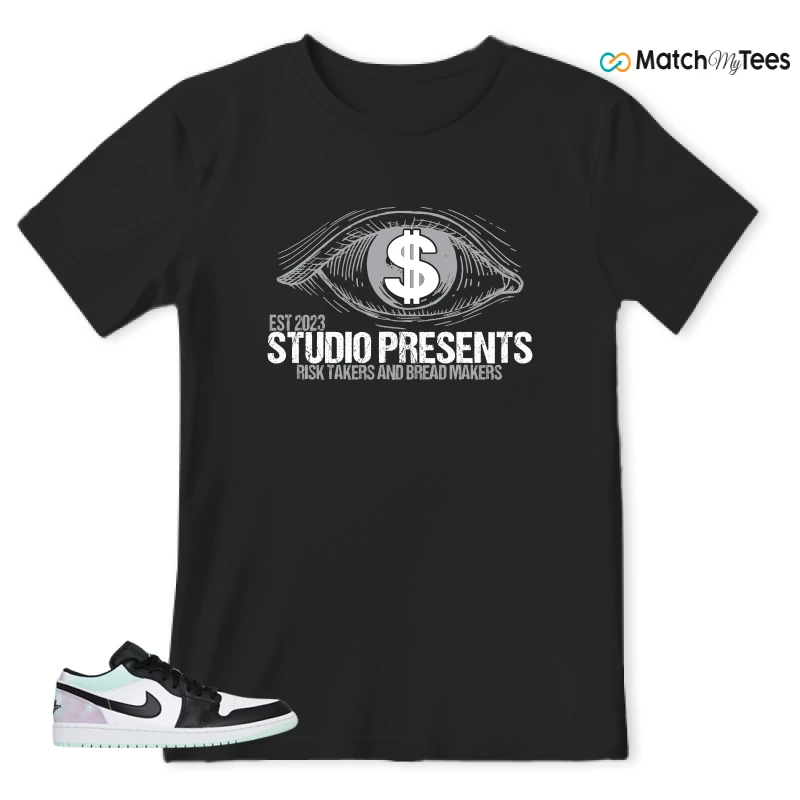 NIKE JORDAN 1 LOW TIE-DYE SNEAKER Matching Tees t-shirt