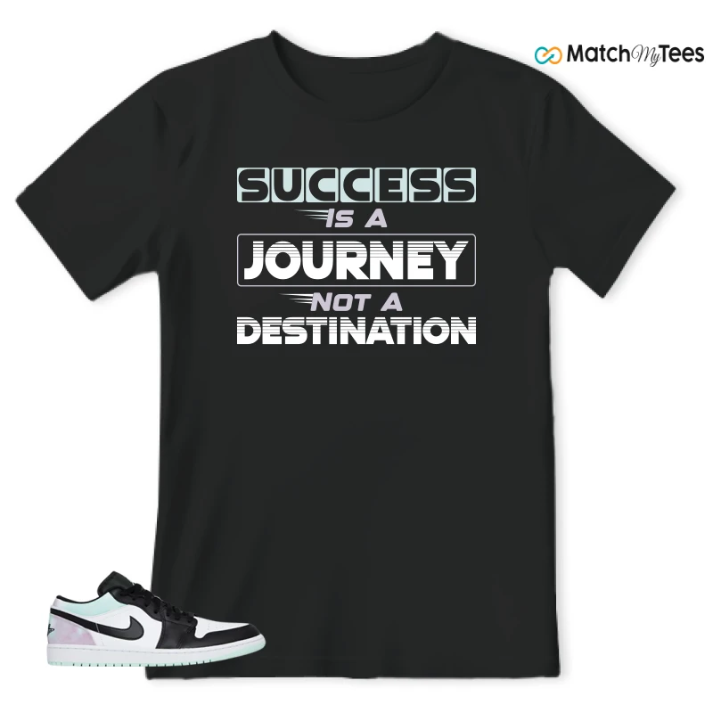 NIKE JORDAN 1 LOW TIE-DYE SNEAKER Matching Tees t-shirt