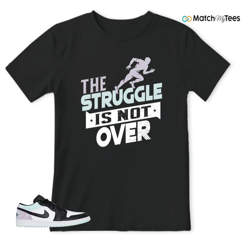 NIKE JORDAN 1 LOW TIE-DYE SNEAKER Matching Tees t-shirt