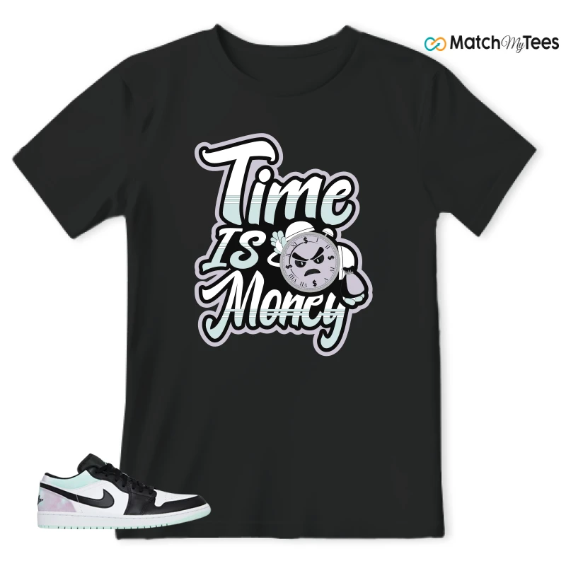 NIKE JORDAN 1 LOW TIE-DYE SNEAKER Matching Tees t-shirt