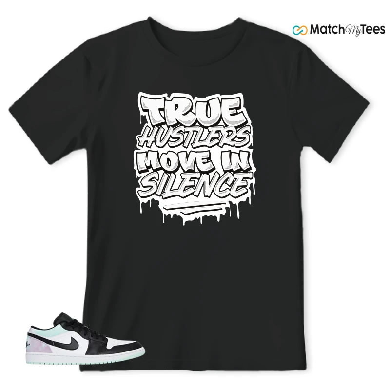 NIKE JORDAN 1 LOW TIE-DYE SNEAKER Matching Tees t-shirt