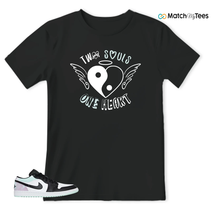 NIKE JORDAN 1 LOW TIE-DYE SNEAKER Matching Tees t-shirt
