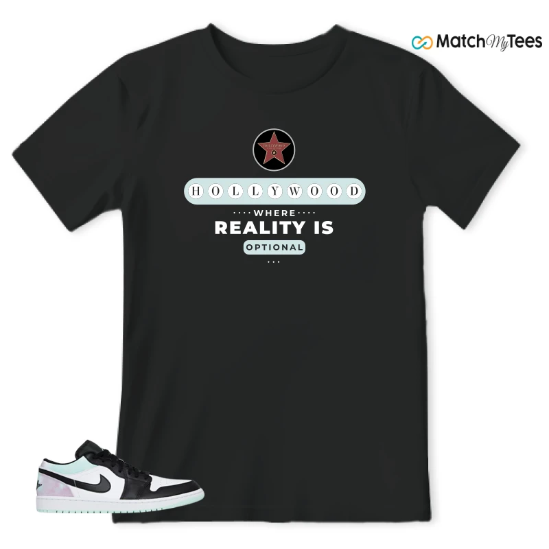 NIKE JORDAN 1 LOW TIE-DYE SNEAKER Matching Tees t-shirt