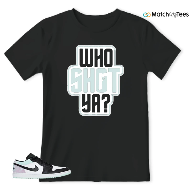 NIKE JORDAN 1 LOW TIE-DYE SNEAKER Matching Tees t-shirt