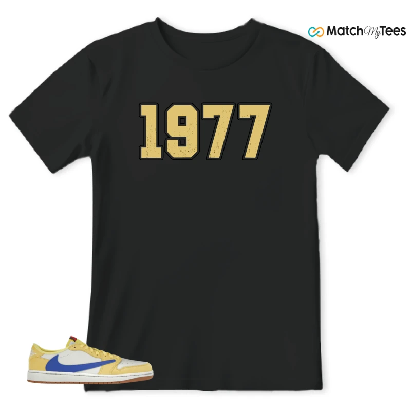 NIKE JORDAN 1 RETRO LOW OG SP TRAVIS SCOTT CANARY (WOMEN'S) SNEAKER Matching Tees t-shirt