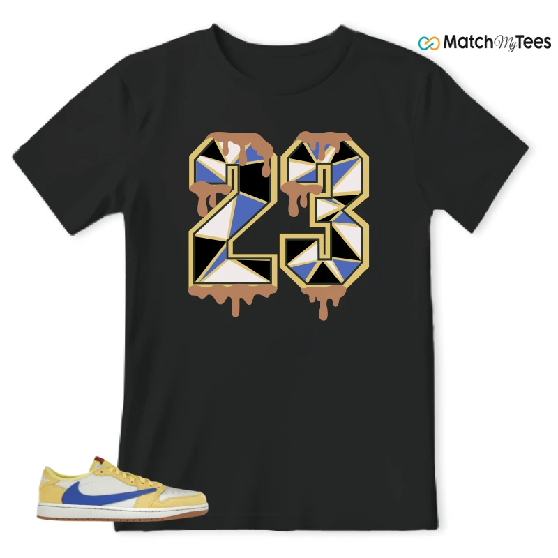 NIKE JORDAN 1 RETRO LOW OG SP TRAVIS SCOTT CANARY (WOMEN'S) SNEAKER Matching Tees t-shirt