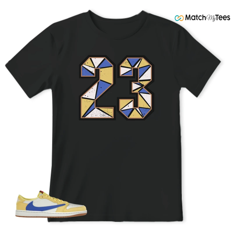 NIKE JORDAN 1 RETRO LOW OG SP TRAVIS SCOTT CANARY (WOMEN'S) SNEAKER Matching Tees t-shirt