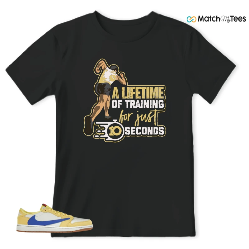 NIKE JORDAN 1 RETRO LOW OG SP TRAVIS SCOTT CANARY (WOMEN'S) SNEAKER Matching Tees t-shirt