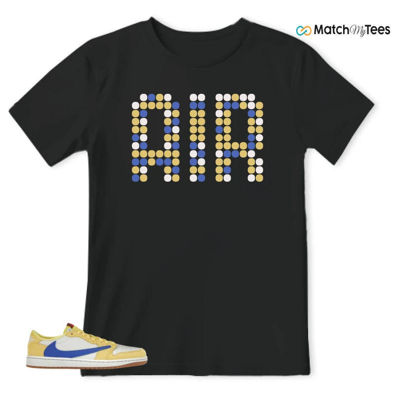 NIKE JORDAN 1 RETRO LOW OG SP TRAVIS SCOTT CANARY (WOMEN'S) SNEAKER Matching Tees t-shirt