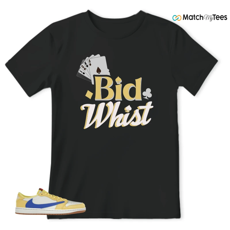 NIKE JORDAN 1 RETRO LOW OG SP TRAVIS SCOTT CANARY (WOMEN'S) SNEAKER Matching Tees t-shirt