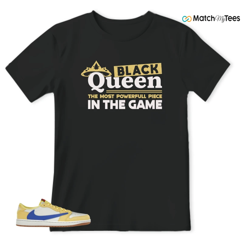 NIKE JORDAN 1 RETRO LOW OG SP TRAVIS SCOTT CANARY (WOMEN'S) SNEAKER Matching Tees t-shirt