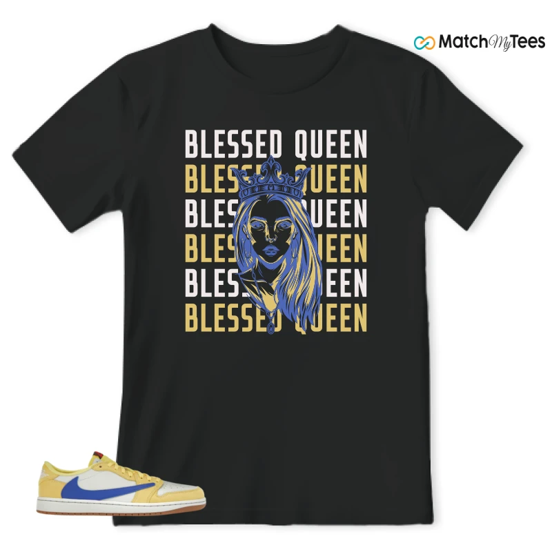 NIKE JORDAN 1 RETRO LOW OG SP TRAVIS SCOTT CANARY (WOMEN'S) SNEAKER Matching Tees t-shirt