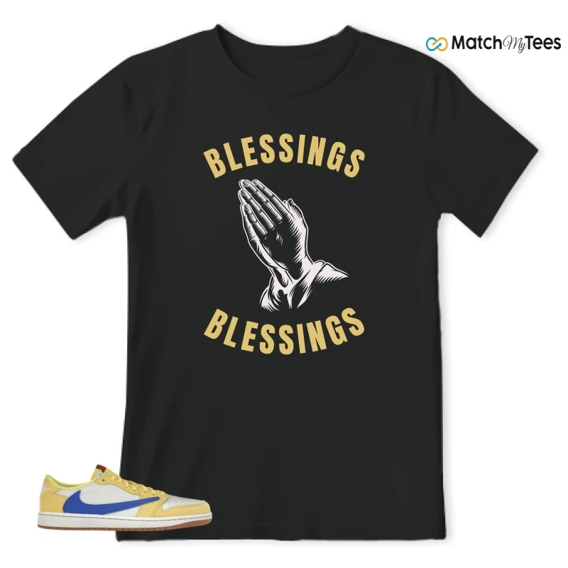 NIKE JORDAN 1 RETRO LOW OG SP TRAVIS SCOTT CANARY (WOMEN'S) SNEAKER Matching Tees t-shirt