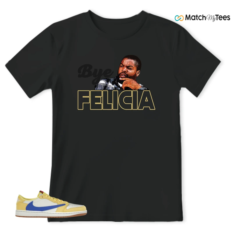 NIKE JORDAN 1 RETRO LOW OG SP TRAVIS SCOTT CANARY (WOMEN'S) SNEAKER Matching Tees t-shirt
