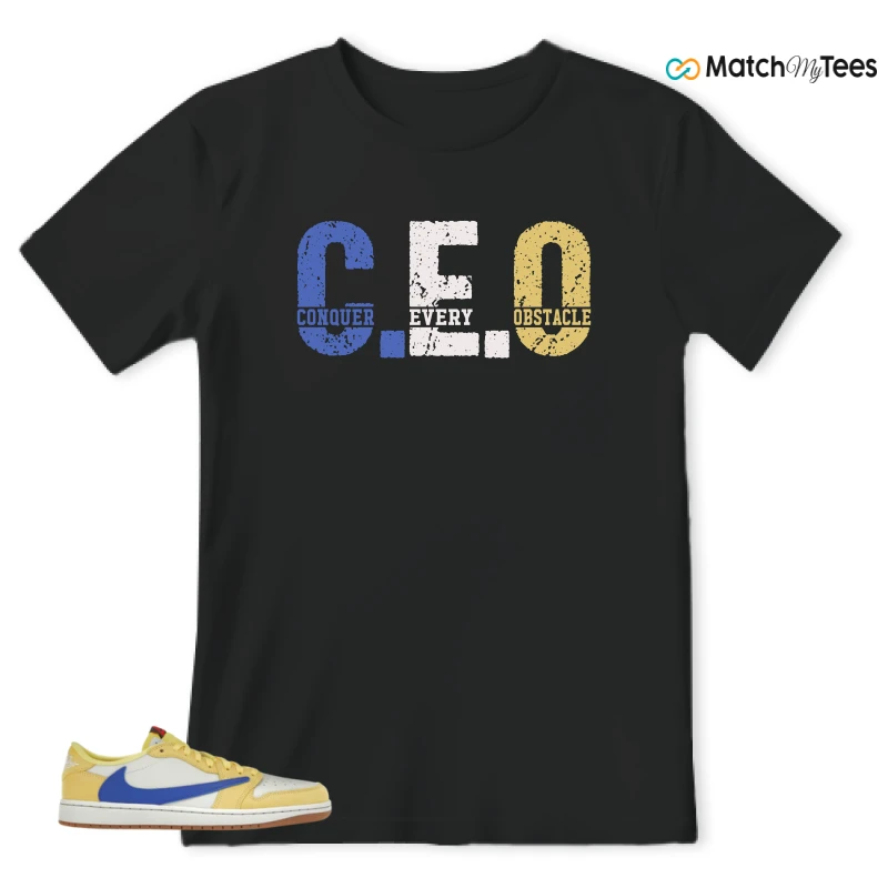 NIKE JORDAN 1 RETRO LOW OG SP TRAVIS SCOTT CANARY (WOMEN'S) SNEAKER Matching Tees t-shirt