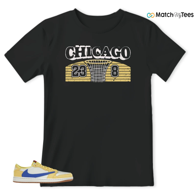 NIKE JORDAN 1 RETRO LOW OG SP TRAVIS SCOTT CANARY (WOMEN'S) SNEAKER Matching Tees t-shirt