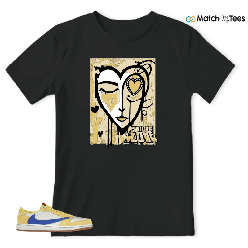 NIKE JORDAN 1 RETRO LOW OG SP TRAVIS SCOTT CANARY (WOMEN'S) SNEAKER Matching Tees t-shirt