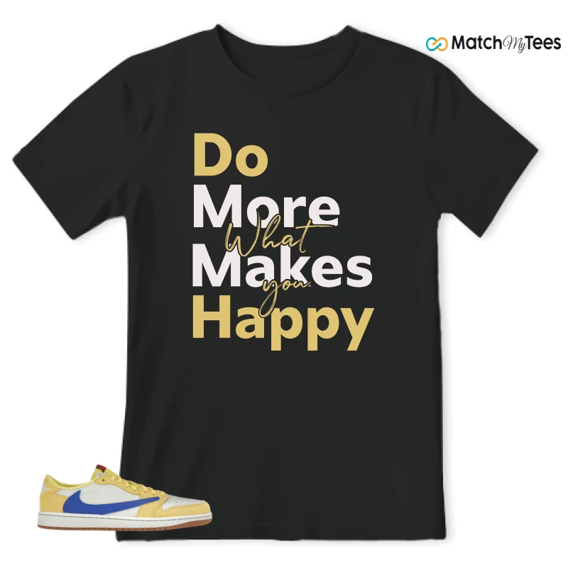 NIKE JORDAN 1 RETRO LOW OG SP TRAVIS SCOTT CANARY (WOMEN'S) SNEAKER Matching Tees t-shirt