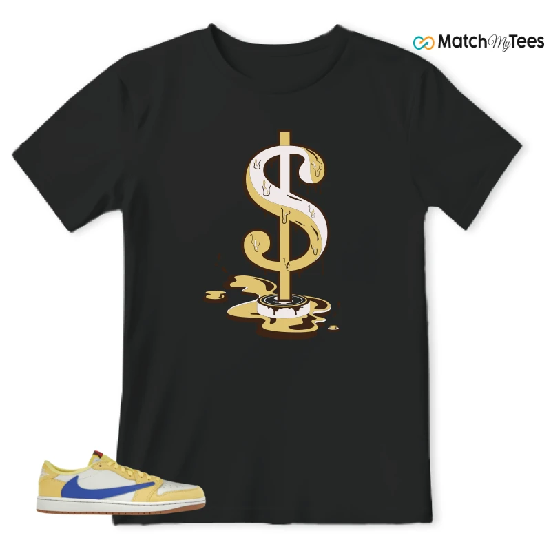 NIKE JORDAN 1 RETRO LOW OG SP TRAVIS SCOTT CANARY (WOMEN'S) SNEAKER Matching Tees t-shirt